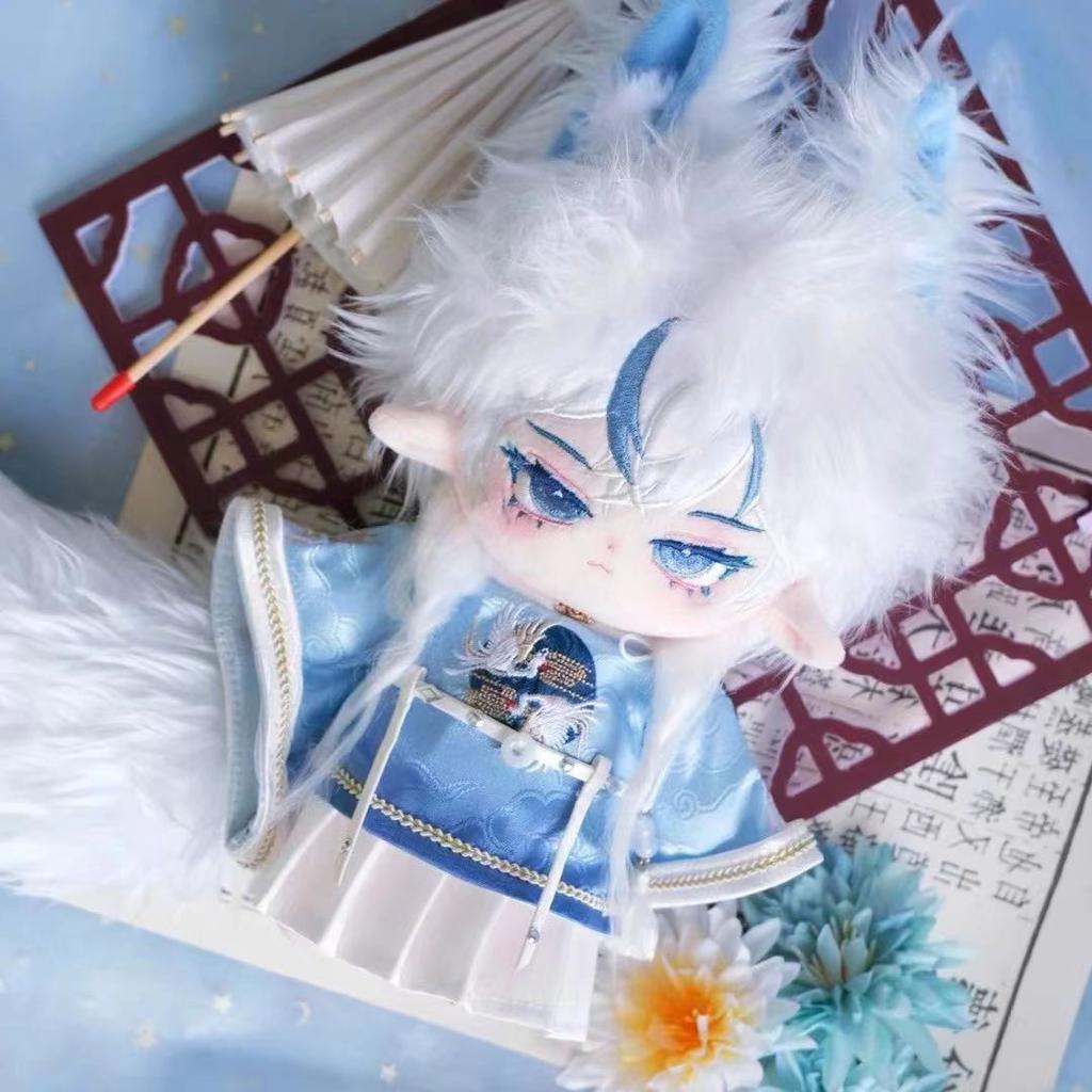 Многоцветная одежда для кукол в подарок 20 см Хлопковая кукла игрушка Китайский Ретро Набор Реквизит Мини Костюм Ханфу Сделай сам Наряди Мягкие Набивные Куклы Идолы