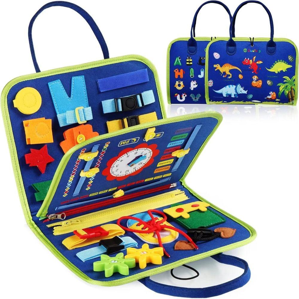 Life Skills Cute Felt Busy Board Creative Busy Board Montessori Toys Fine Motor Skills
