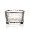 Japanese hammer grain glass tea cup crystal transparent cup Kung Fu tea set home owner small tea cup tea bowl G