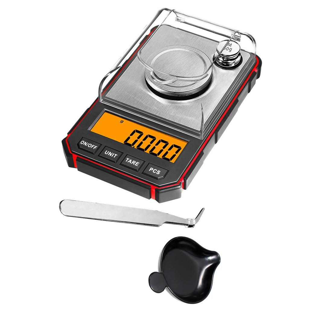 Portable Digital Pocket Scales 50g 0.001g for Gold Jewelry Grams Balance Weight Car Key Pocket Electronic Scales