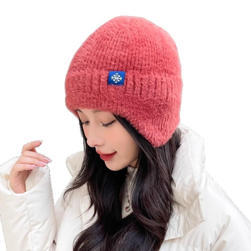 Soft Material Earflap Winter Hat Knitted Beanies Cap Fashion Knit Ski Hat Outdoor Activities