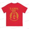 Tops  Cotton Fun Fashion Frank Zappa Zappa For President Unisexs and Womens Tshirts  Short sleeved fun print
