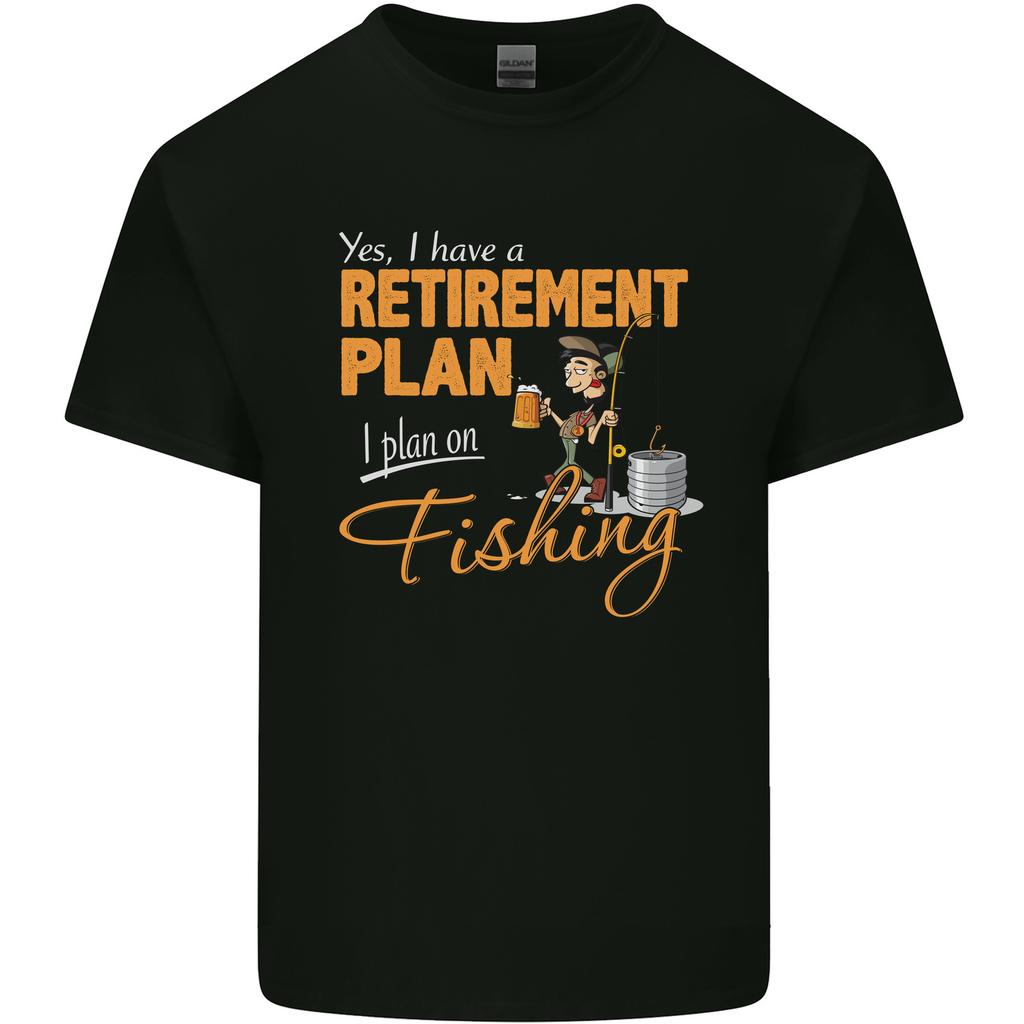 RetireUnisext Plan Fishing Funny FisherUnisex Unisexs Light Cotton TShirt