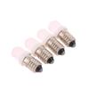 5Pcs E10 Led Bulb E10 Dc 3V 6V 12V 24V Instrument Bulb E10 Indicator Bulb Old Fashioned Flashlight Torch Diy Work Mini Light