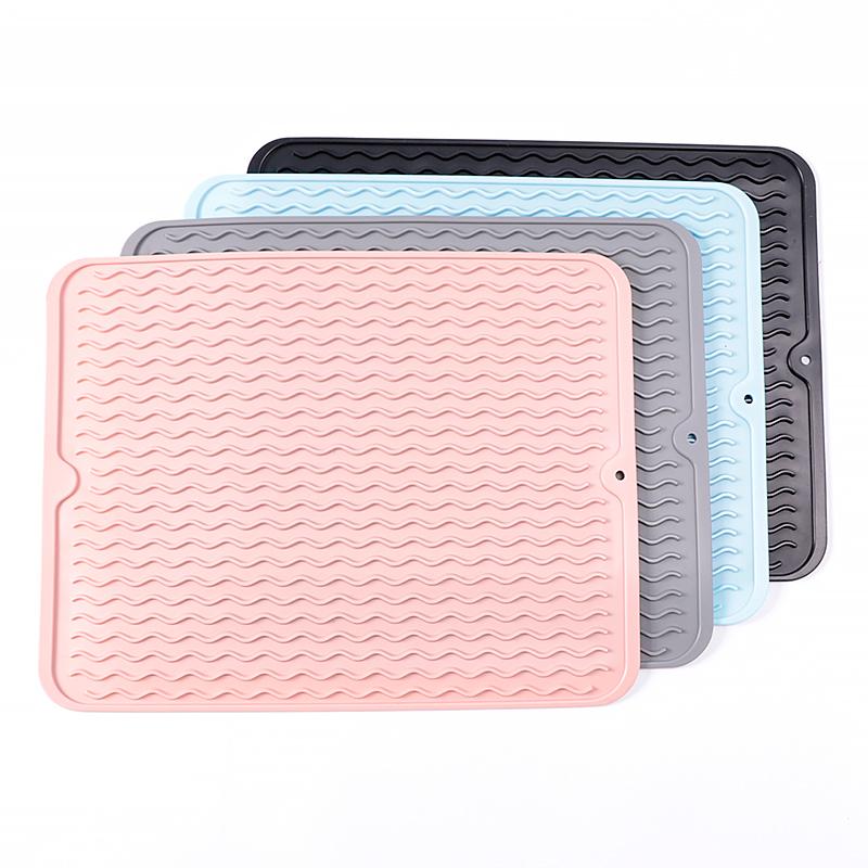 Silicone Dish Drying Mat Sink Bottom Grid Silicone Sink Protectors Kitchen Silicone Sink Protector