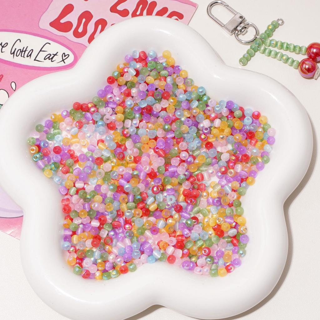 150 шт. высококачественных стеклянных бусин кошачий глаз, разбросанные бусины для самостоятельного изготовления браслетов, ожерелий и ювелирных изделий