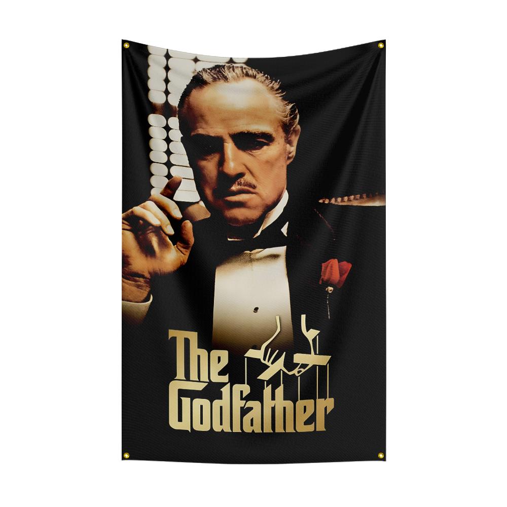 3x5 Ft Tthe Godfathers Plays Flag Classic Movie Flag Wall Hanging Banner Decor Movie Poster
