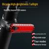 056 High Brightness LED Bicycle Tail Light - Rechargeable Safety Warning for Night Riding