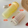 350/550Ml Transparent Plastic Water Bottle Portable Leak-proof Drinking Cup WIth Handle Travel Sport Heat-resistant Tumbler