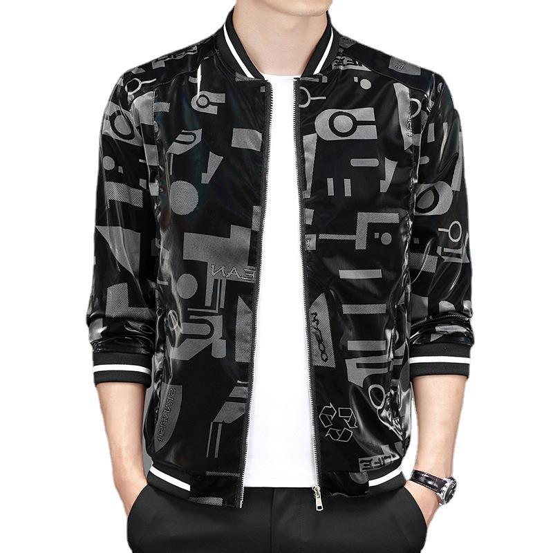 Весенне-осенняя куртка мужская верхняя бейсбольная форма тонкая красивая новая куртка камуфляжная куртка