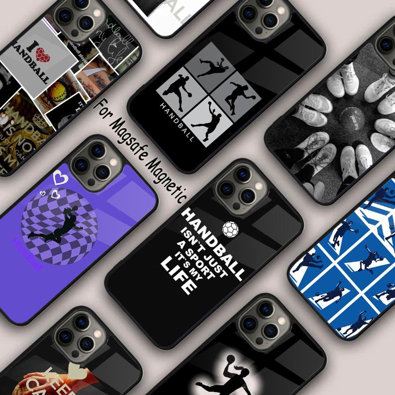 Handball Sport Magnetic Phone Case For APPLE iPhone 17 Air 16 14 13 12 Pro Max 15 Plus Wireless Charge With MagSafe Cover