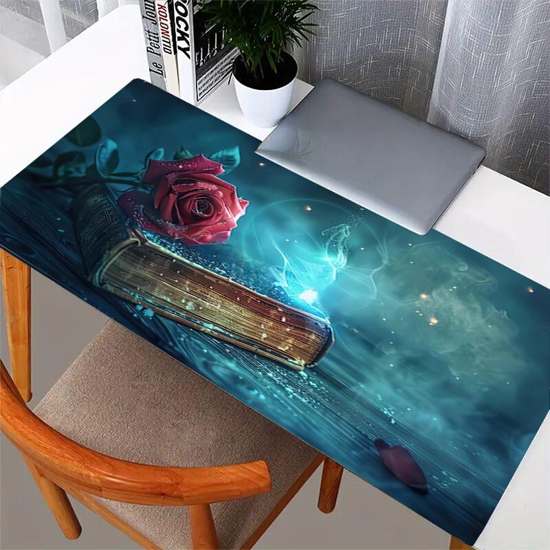 1pc Magical Book with Rose Computer Pad Mouse Pads for Desk,Gamers and Office Use 020241