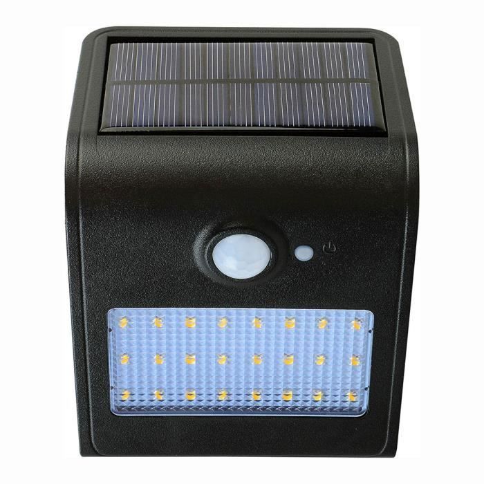 Balise LED solaire SIRIUS-1 IP44 4000K avec détecteur PIR