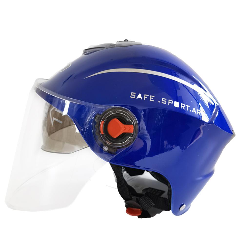 Мотоциклетный шлем с открытым лицом, мотоциклетный шлем, электрический безопасный шлем с двойной линзой, шлем для мотокросса, мото шлем, антибликовый шлем Casco Para