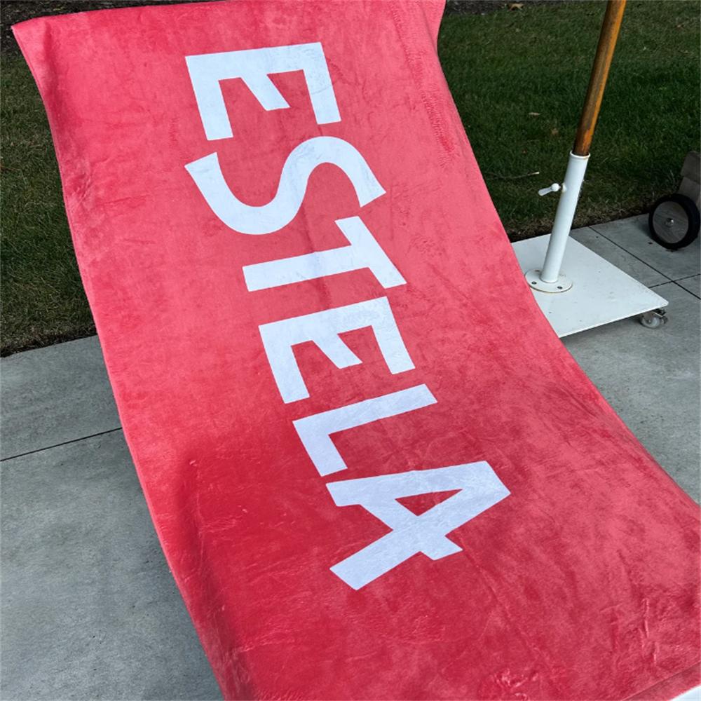 Персонализированное пляжное полотенце, Полотенце для бассейна с именем на заказ, Пляжное полотенце 30"x60", Персонализированный подарок для малышей/детей/взрослых, Летний пляж