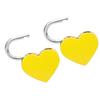 2pcs 2 Sets Heart Shaped Padlock 30x39mm Size Love Lock Padlock  For Romantic Occasions