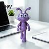 Desktop Decompression Ornaments Cute Cartoon Fitness Ant Resin Figurines, Meditation Weightlifting Headphones Walking Handcrafted Crafts for