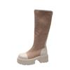 Fashionable Stretch Boots for Women  Hot Selling Comfortable Winter New Fashion Slim High Heel Boots for Women Zapatos