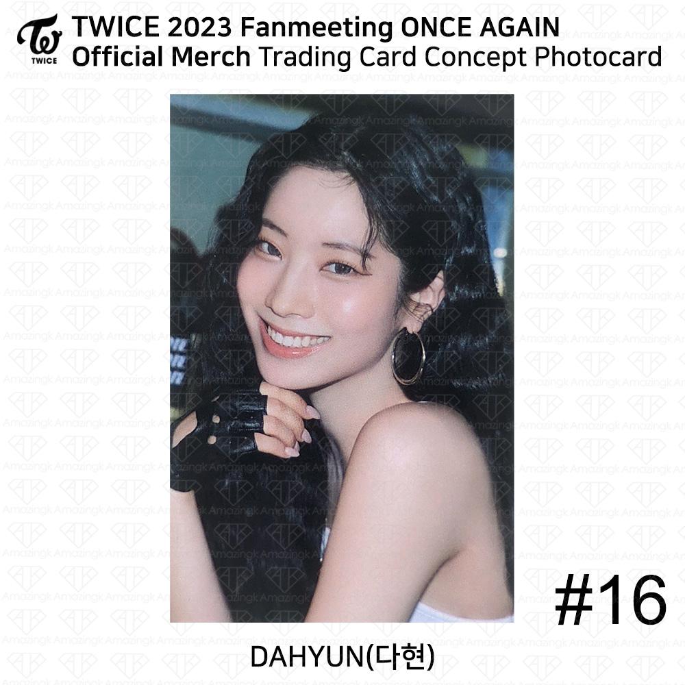 Twice Фан-встреча «ONCE AGAIN» в честь 8-й годовщины. Всплывающая карточка с коллекционной карточкой MD.