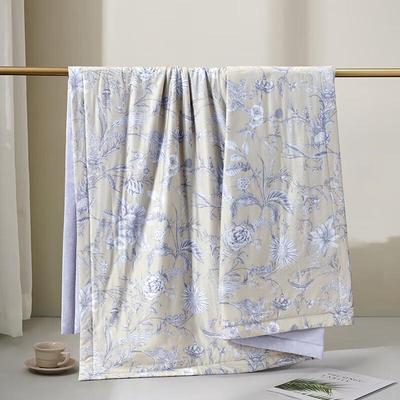 Mercury Home Textiles Летнее одеяло из 100% хлопка, антибактериальное, с принтом