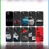 Customizable Embossed Sports Car TPU Case for Black Apple 15 Pro Max - Straight Edge Design