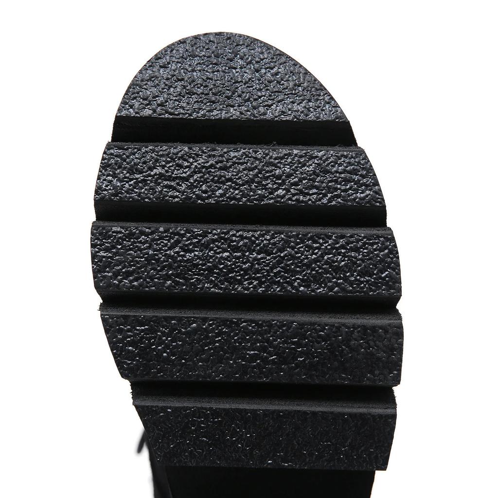 Новые дышащие британские короткие мотоциклетные сапоги на каблуке 7,5 см, женские короткие сапоги на толстой подошве в европейском стиле, Lhx