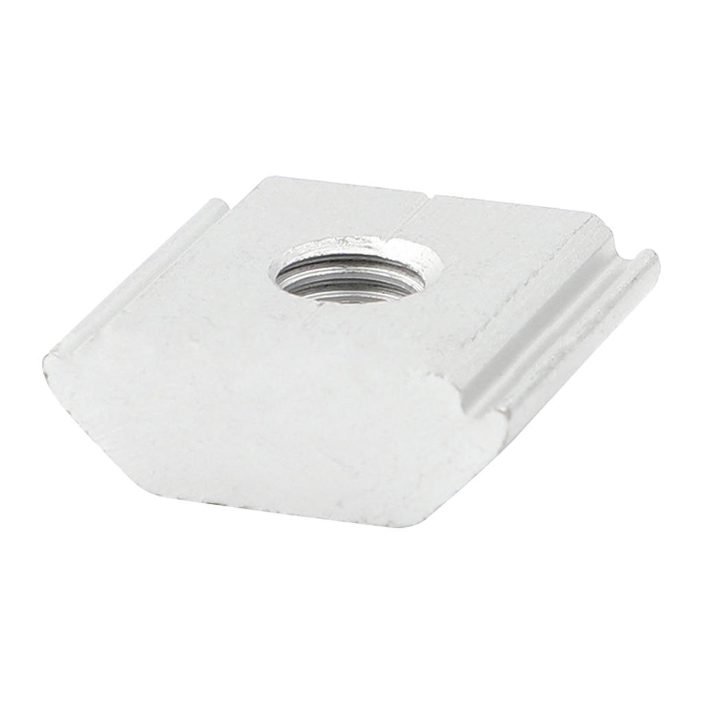 50Pcs T-Nuts M8 T-Slot Nut Hammer Heads Fastener Nut Aluminium Alloy Assortment Kit for Aluminum Profile