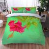 Комплекты для детей 3D Красочные цветы Пододеяльник Комплект постельного белья Queen Size Twin Комплект постельного белья Single King Мягкий полиэстеровый пододеяльник