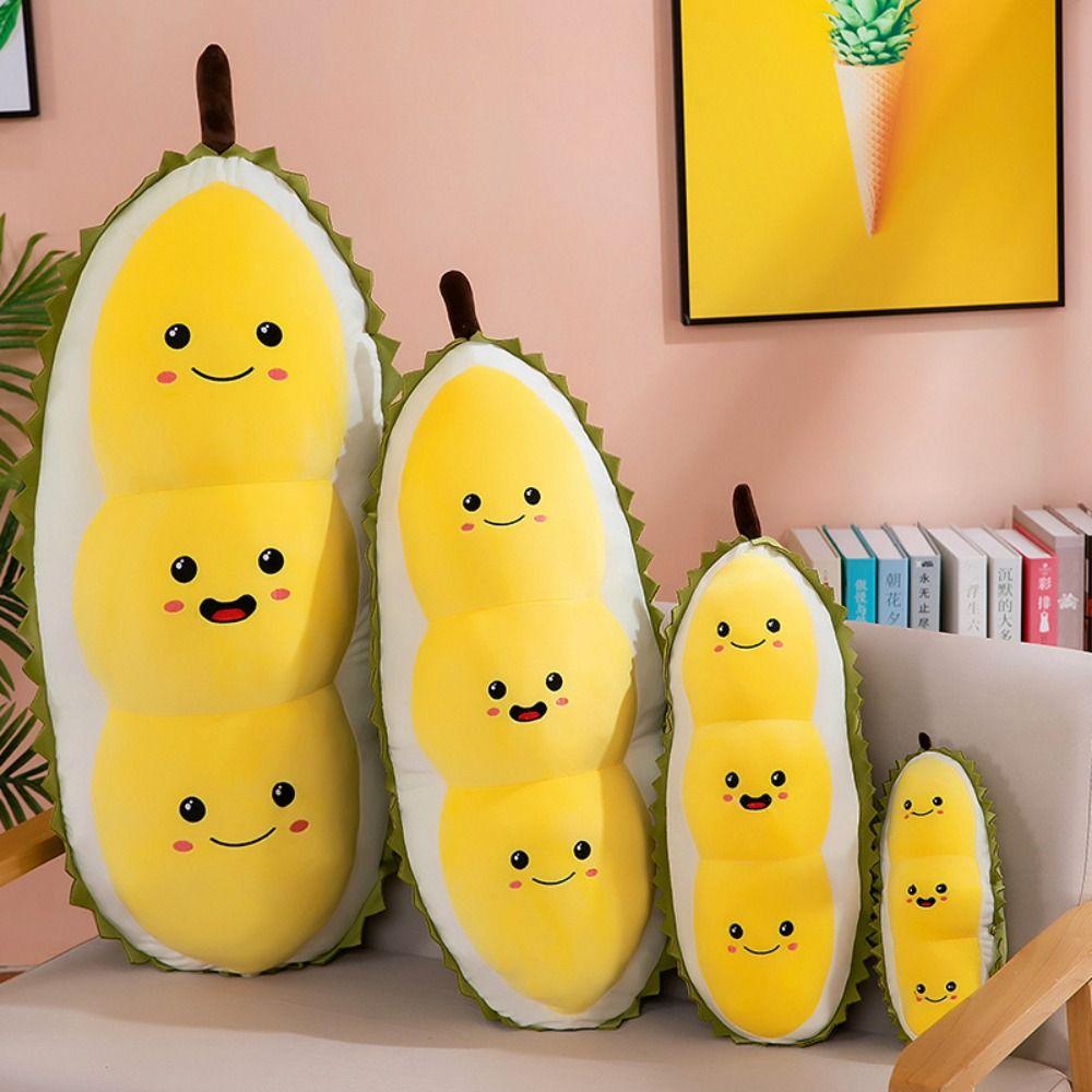 Fluffy Fruit Durian Plush Pillow Collection Durian Plush Toy Kids Birthday Christmas