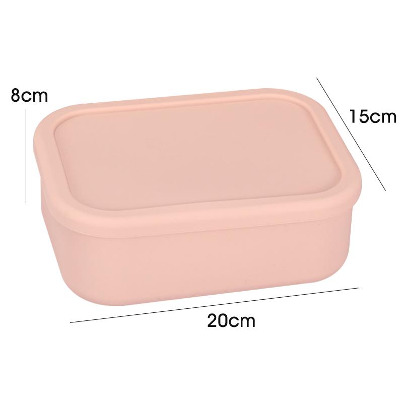 Silicone Bento Boxes Lunch Container, Leak-Proof Lunch Container, BPA-Free, Dishwasher Safe