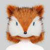 Single-headed finished fursuit, animal-headed rat, squirrel, Fursuit headgear, comic show cos costume, Furui wearable