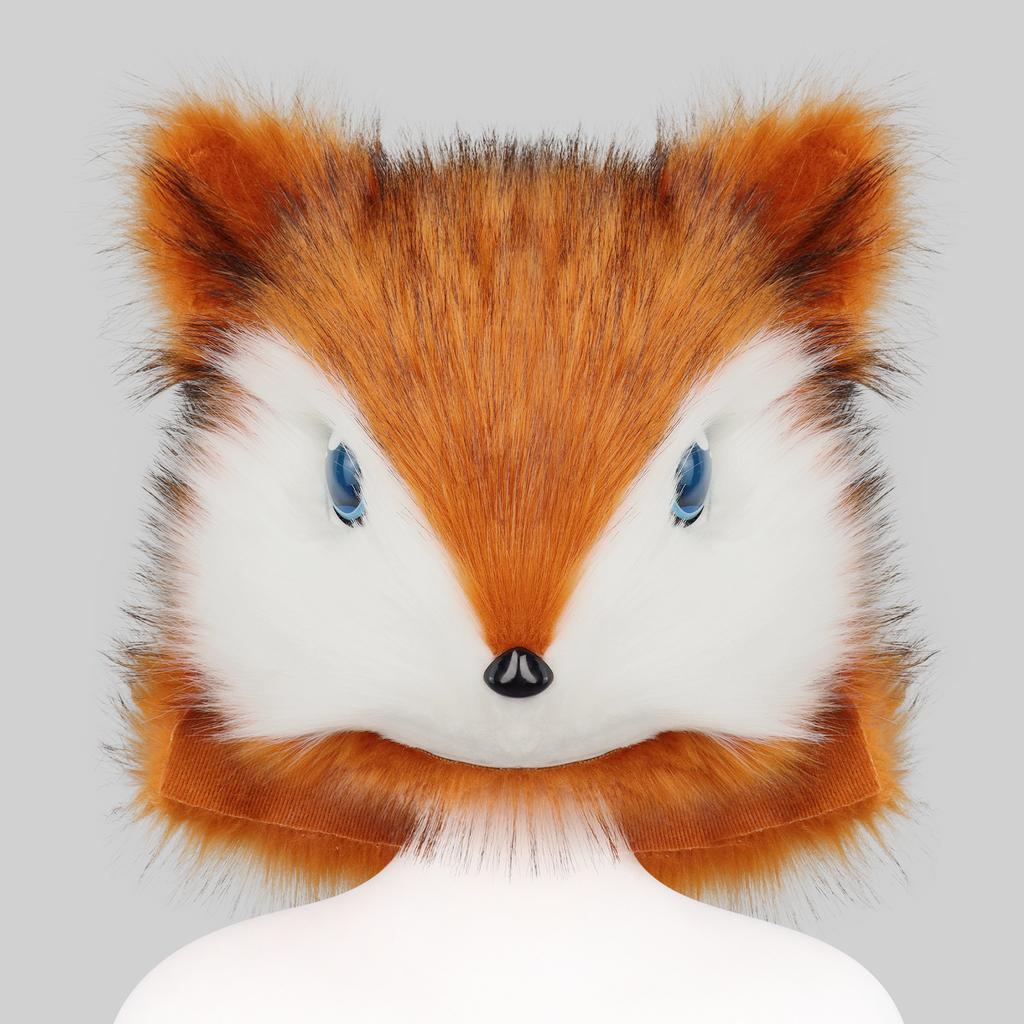 Single-headed finished fursuit, animal-headed rat, squirrel, Fursuit headgear, comic show cos costume, Furui wearable