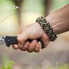 1pc Outdoor Survival Umbrella Rope SOS Bracelet Emergency Rescue Bracelet EDC Camping Survival Compass Whistle Saving Tools