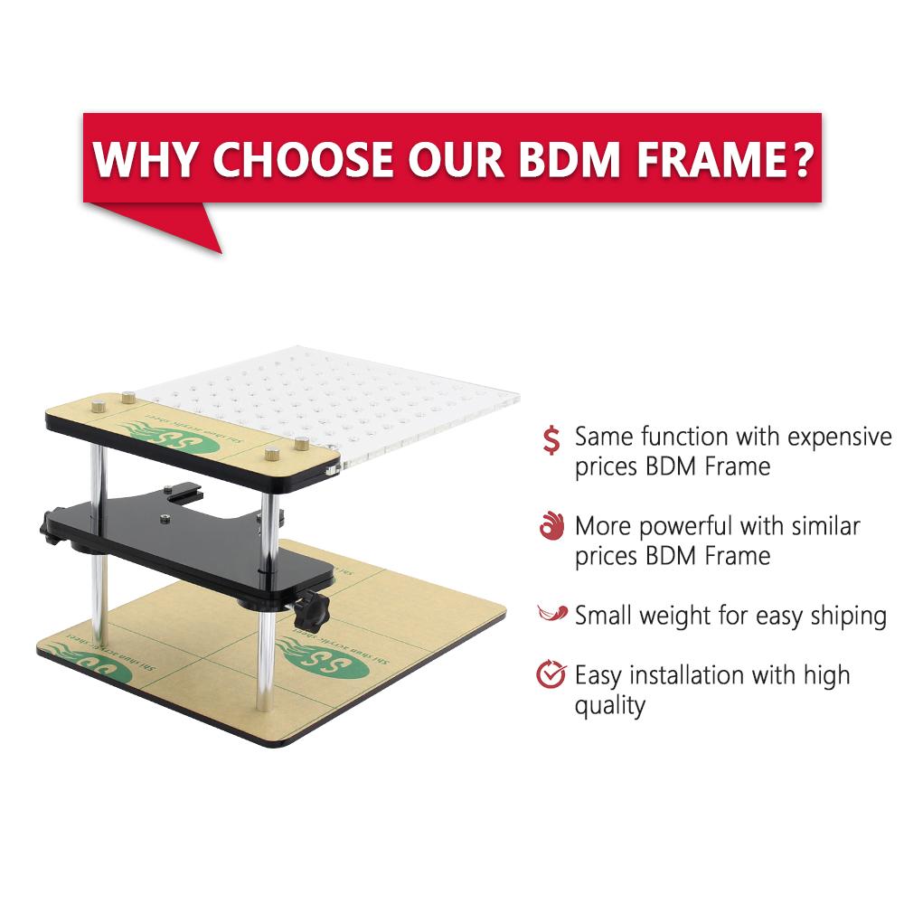 High Quality Metal LED BDM Frame With 4 Probe Pens BDM Probes Work For KESS KTAG LED BDM Frame LED ECU Programmer Tool