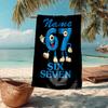 Custom Name Ultra-Soft Beach Towel with 67 Theme,Ideal for Pool - Camping, Diving - Perfect Travel Essential, Vibrant Beach Towel.