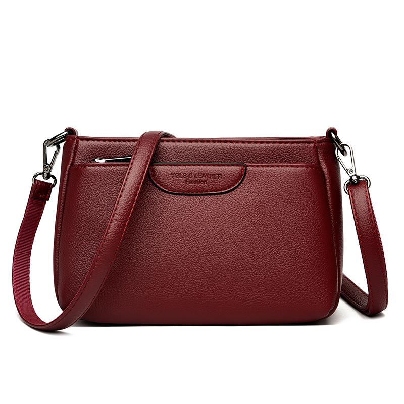 Женская сумка через плечо, модная сумка для мам среднего возраста, повседневная универсальная сумка через плечо для женщин