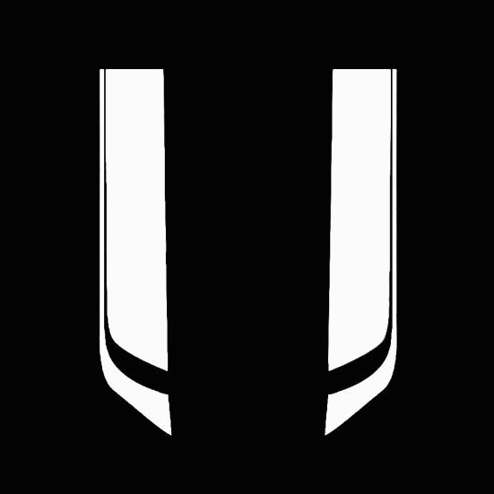 2шт гоночный автомобиль спортивные полосы капот наклейки водонепроницаемые наклейки DIY украшения