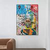 Graffiti Artist Jean Michel Abstract Canvas Art Poster and Print Canvas Paintings On The Wall for Living Room Home Decor Picture