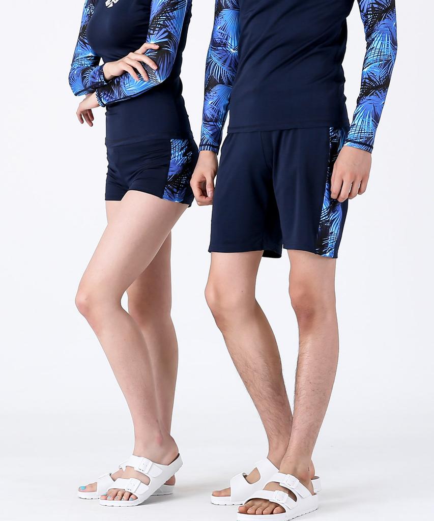 Dangun Океанский Синий Боковой Узор Уникальные Штаны от Сыпи Board Shorts