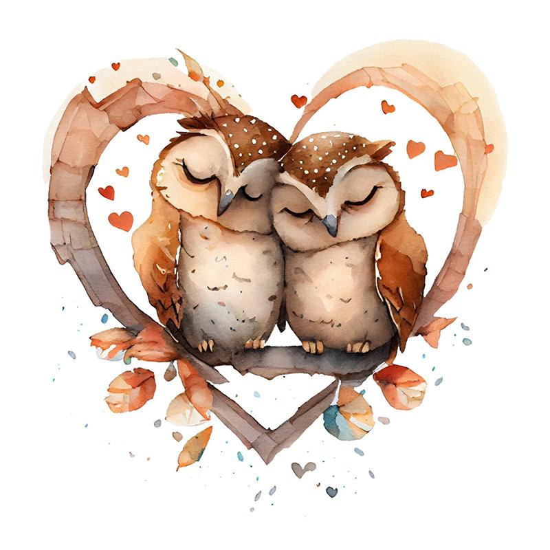 T303 # Сова Попугаи Птицы Цапля Цветочные Мультяшные Животные Стикер Стены Ванная Комната Туалет Декор Гостиная Шкаф Холодильник Наклейки