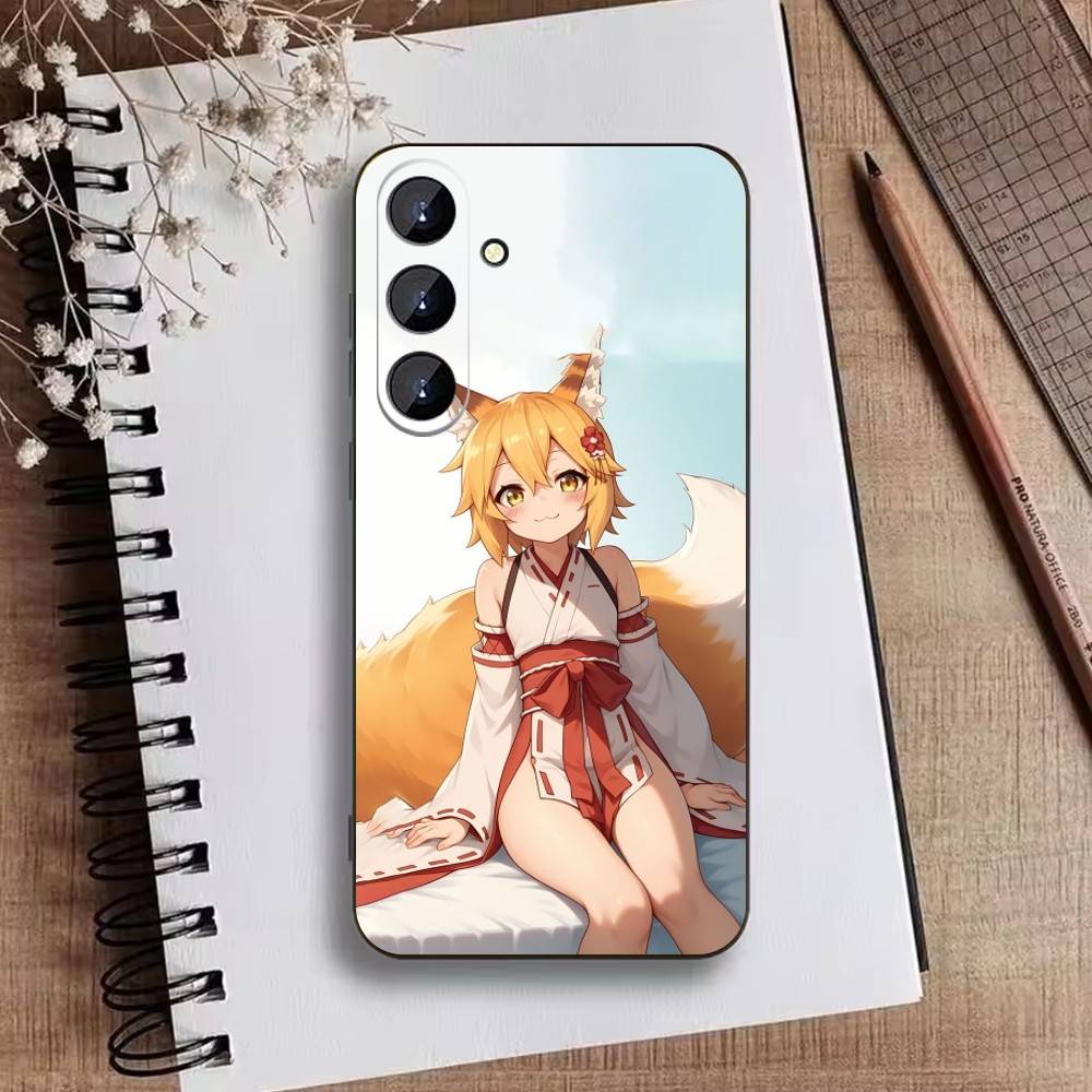 The Helpful Fox Senko-san Senko Phone Case For Samsung Galaxy A73,A72,A71,A70,A52,A51 Others Soft Black Cover