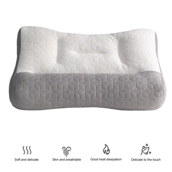 Ортопедическая подушка для глубокого сна, толстая эластичная пена с эффектом памяти, безболезненная подушка для защиты шеи и шеи для сна