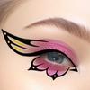 Сказочные наклейки-бабочки для глаз, цветные одноразовые наклейки для татуировок, макияж глаз