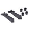 RC Car Rear Wing Bracket Black Plastic High Strength Replacement RC Car Rear Wing Bracket For ZD Racing DBX10 7531 1/10