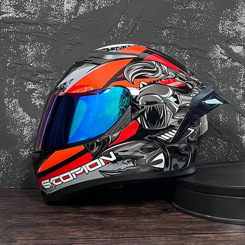 JIEKAI Мотошлем Мужской Полнолицевой Casco Moto С Двойным Визором Гоночный Шлем для Мотокросса Мотоциклетный Capacete Moto Шлемы