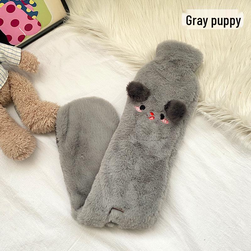 Мультяшная длинная грелка с утолщенным ПВХ-покрытием для зимнего постельного белья