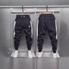 2024 Autumn Men's Casual Harem Sweatpants: All-Match Loose Fit with Cuffed Hem for a Trendy, Handsome Look