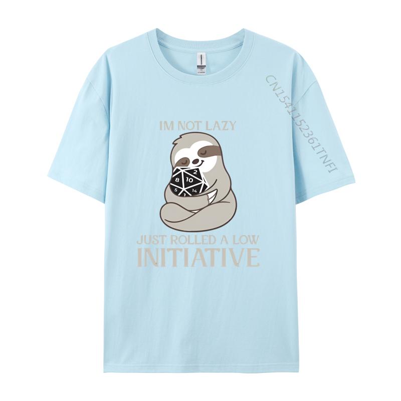 Im Not Lazy Just Rolled A Low Initiative Tshirt Male Fashionable Tops  Tees Men Tshirts Normal Tshirts
