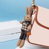 Doll Keychain Animal Design Comfortable Touch Soft Texture Not Easy To Deform Full Filling Decorate Exquisite    Keychain Bag Accessory