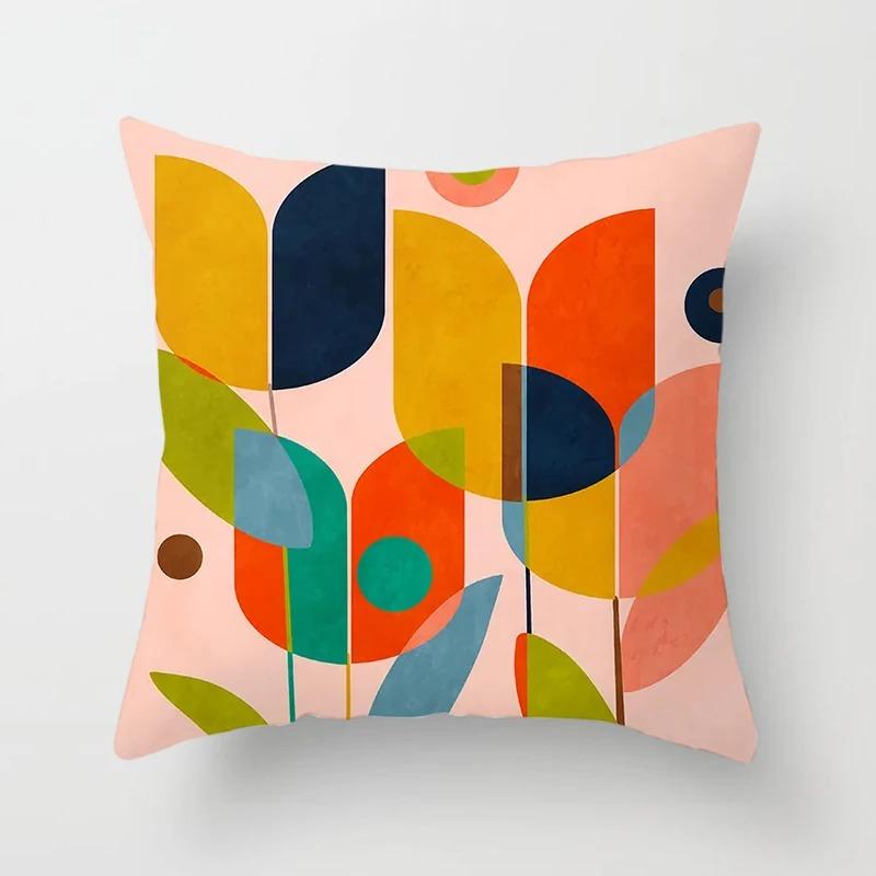 Простые красочные декоративные наволочки для гостиной, офиса, дома, наволочки для автомобиля, украшения